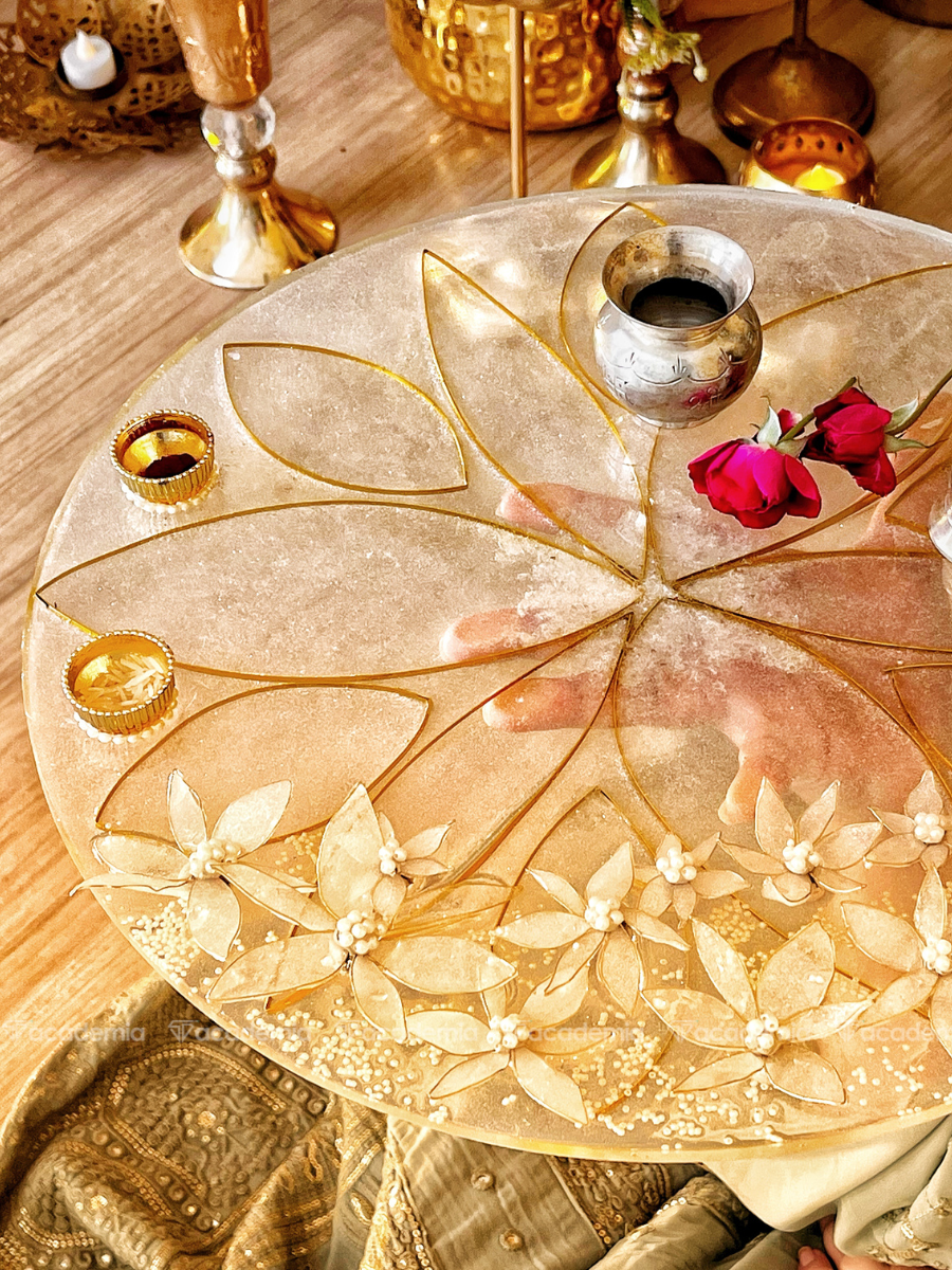 PUSHP RESIN THALI DIY KIT