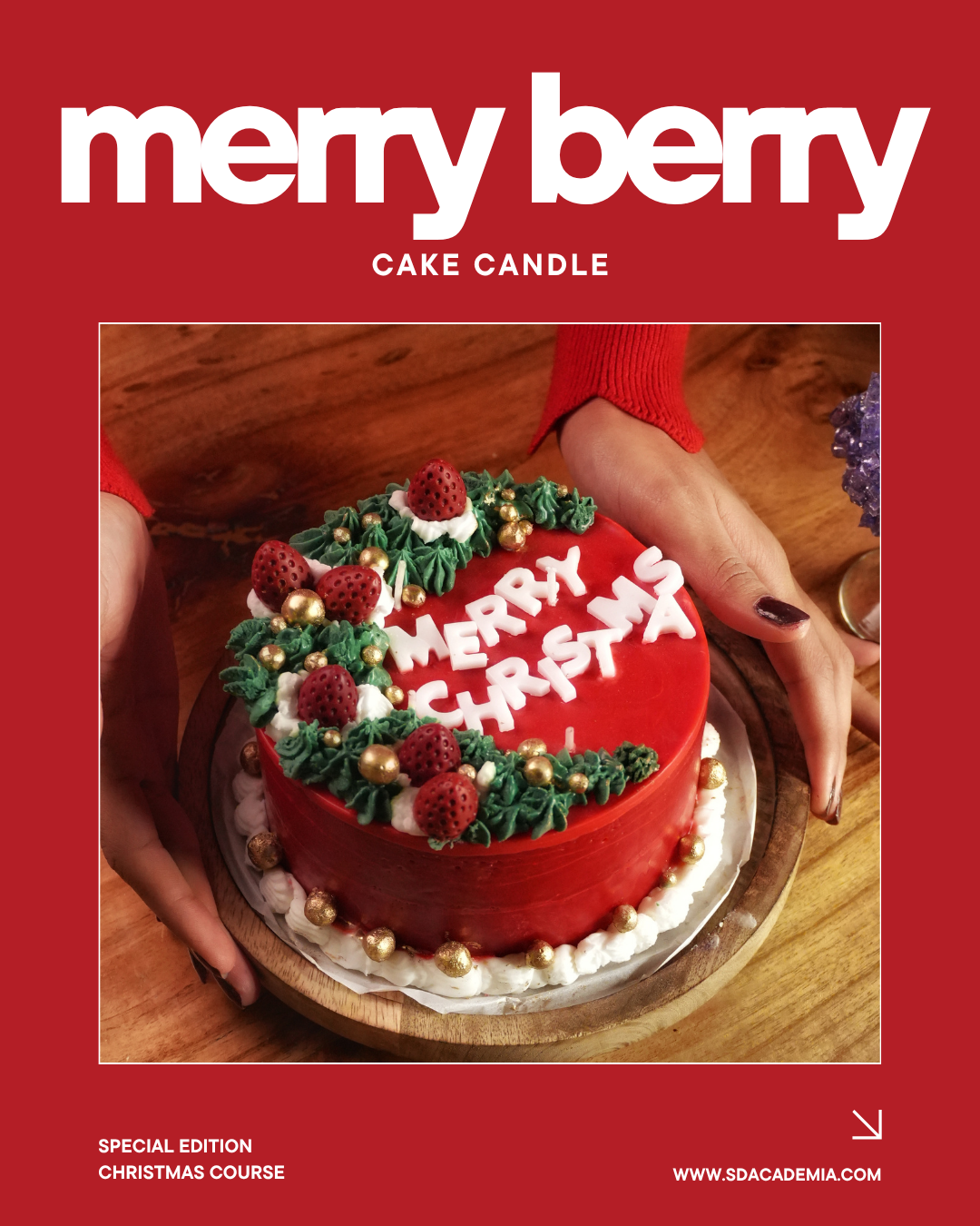 Merry Berry Cake Candle Kit