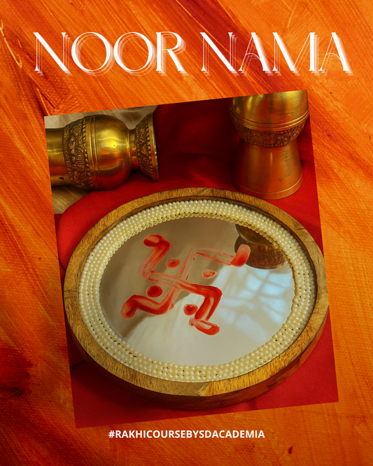 Noor Nama Mirror Rakhi Set - DIY Kit