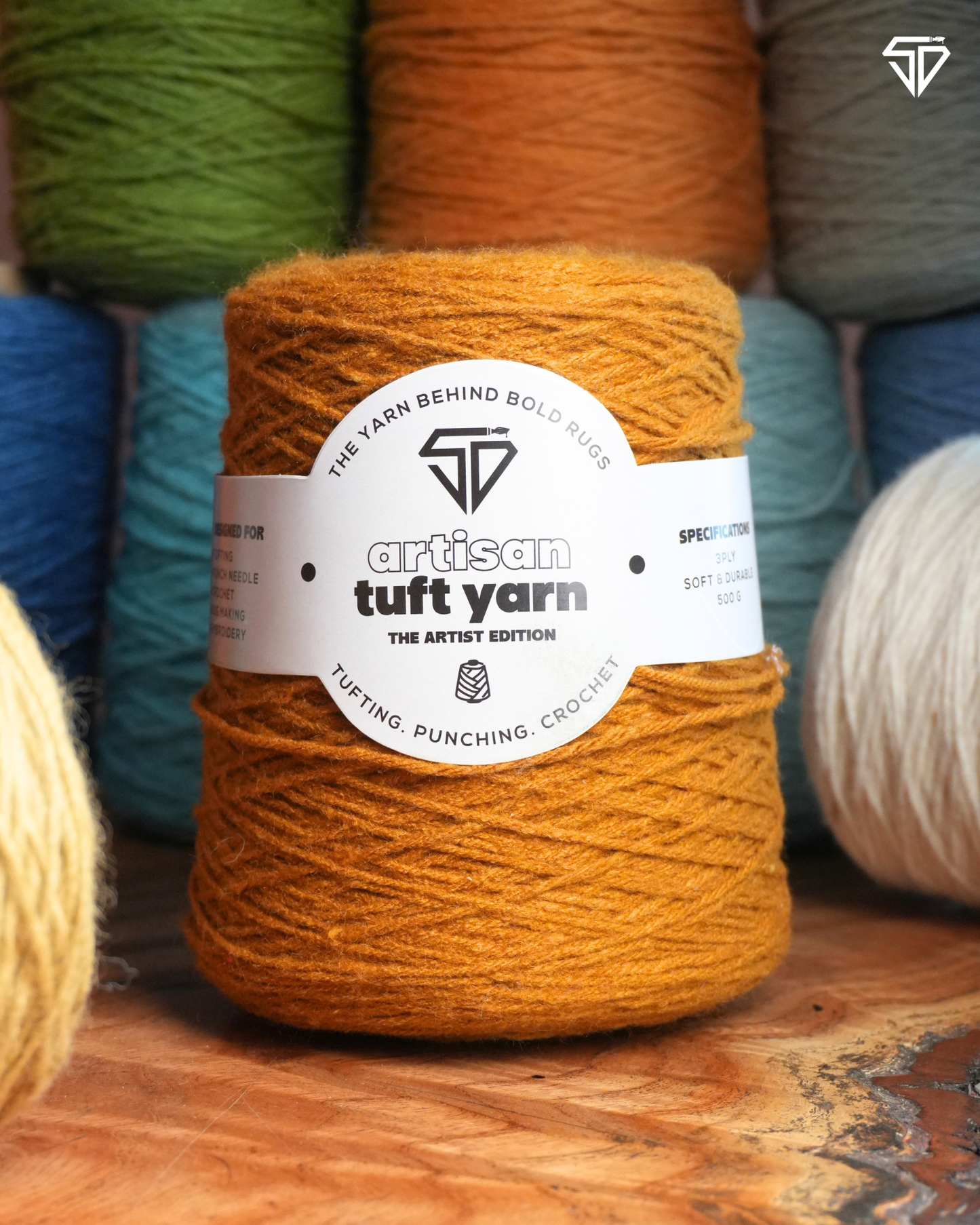 Mustard Gold – 4 Ply Yarn