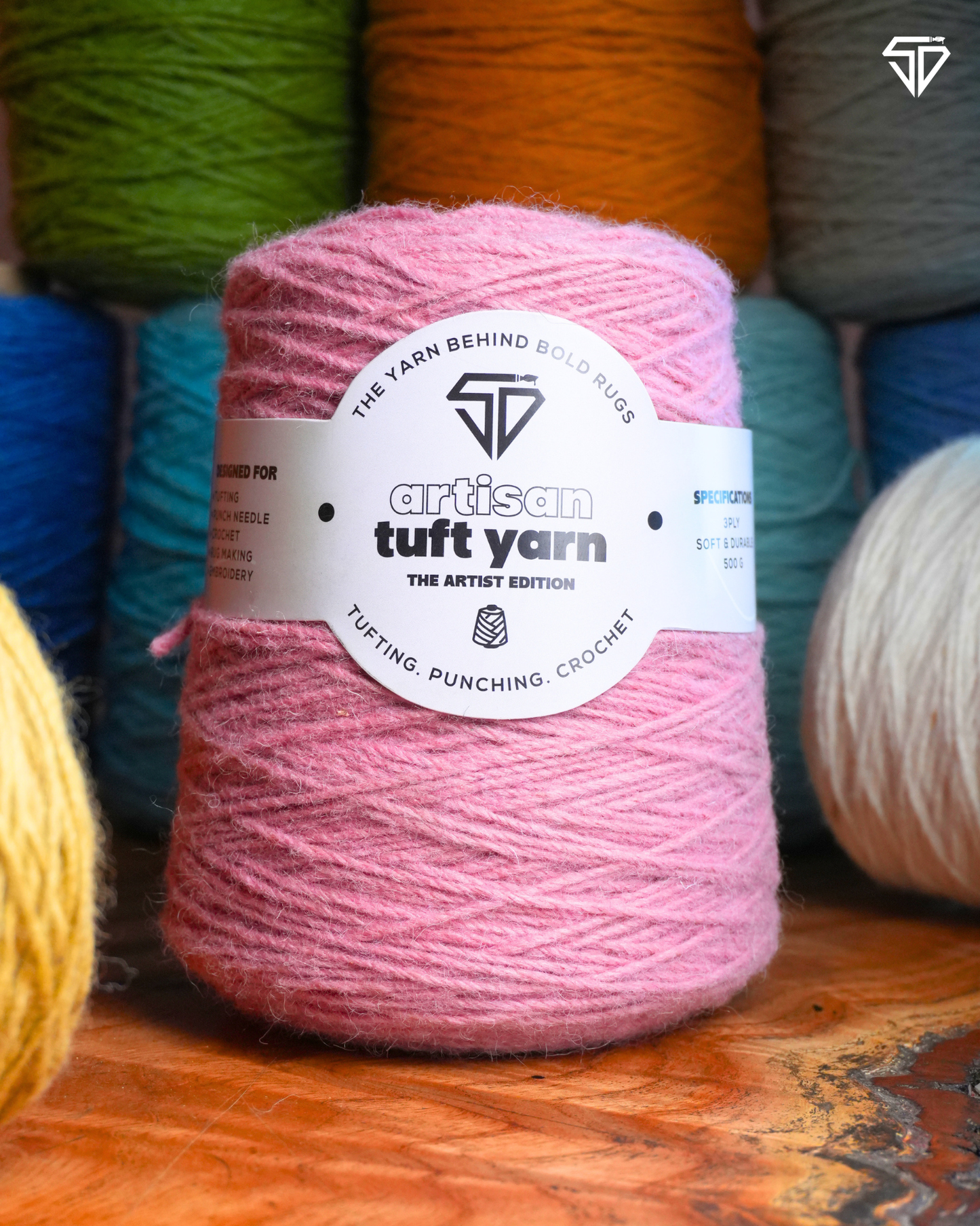 Dusty Rose– 3 Ply Yarn