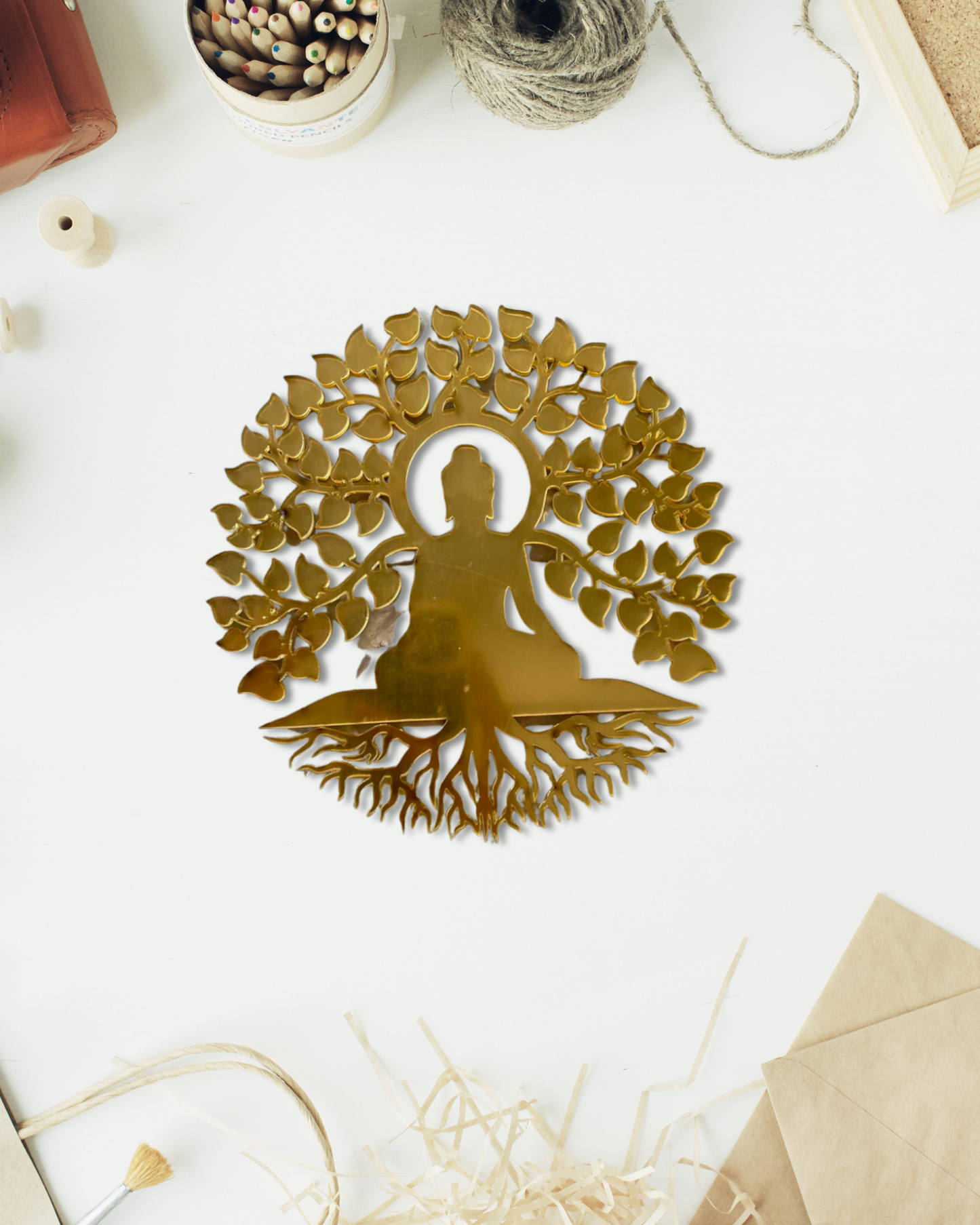 Kalpvrishk Mahaveer Swami Acrylic Cut Out