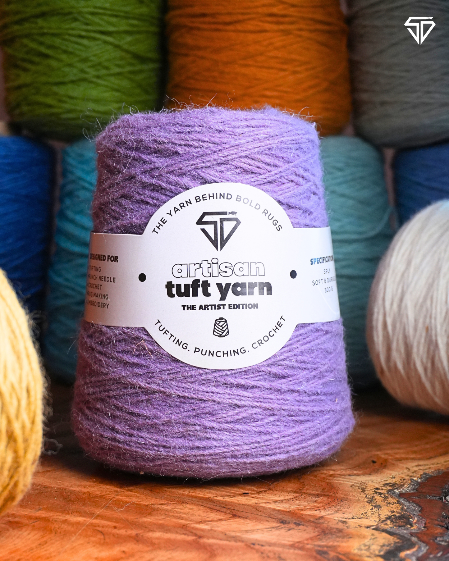 Lilac Bloom - 3 Ply Yarn