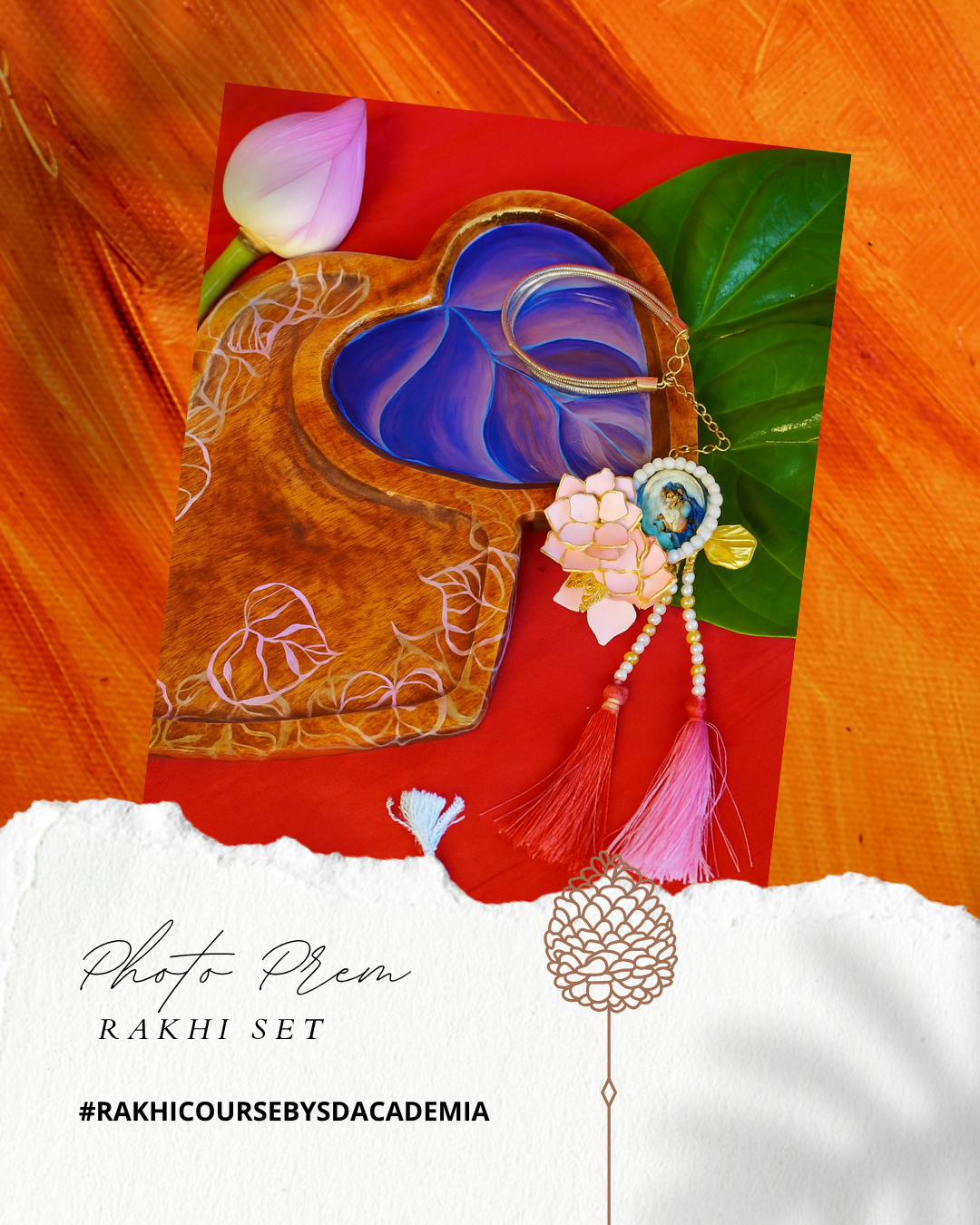 Laminated Radha Picture