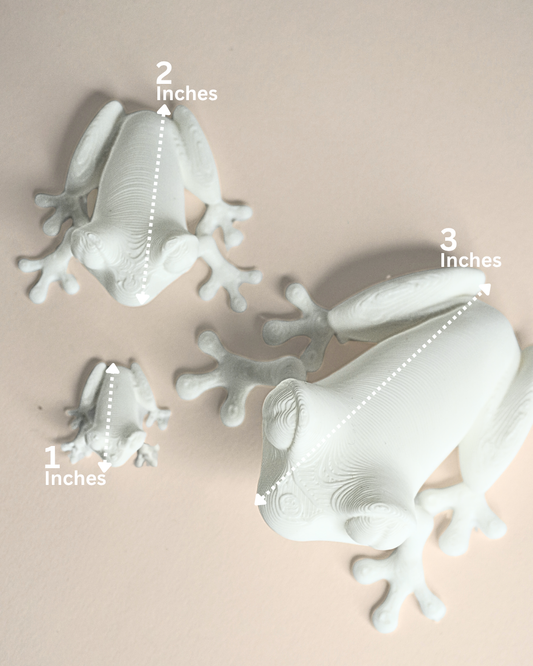 3D Printed Frog Figurine (Set Of 5)