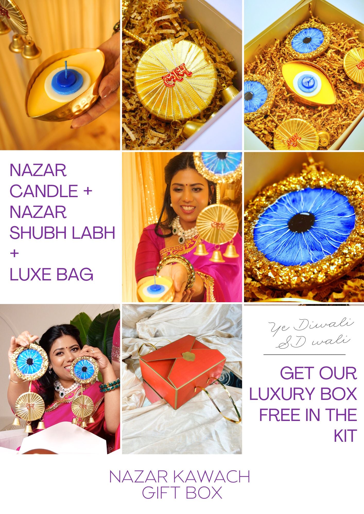 Nazar Kawach Gift Box (With Evil Eye Shubh Labh)