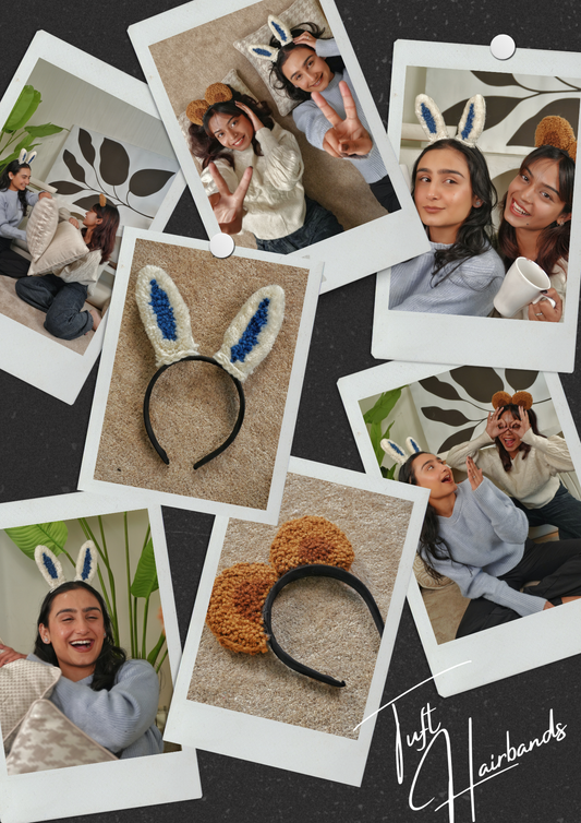 Bunny Bear Band & Bow Set