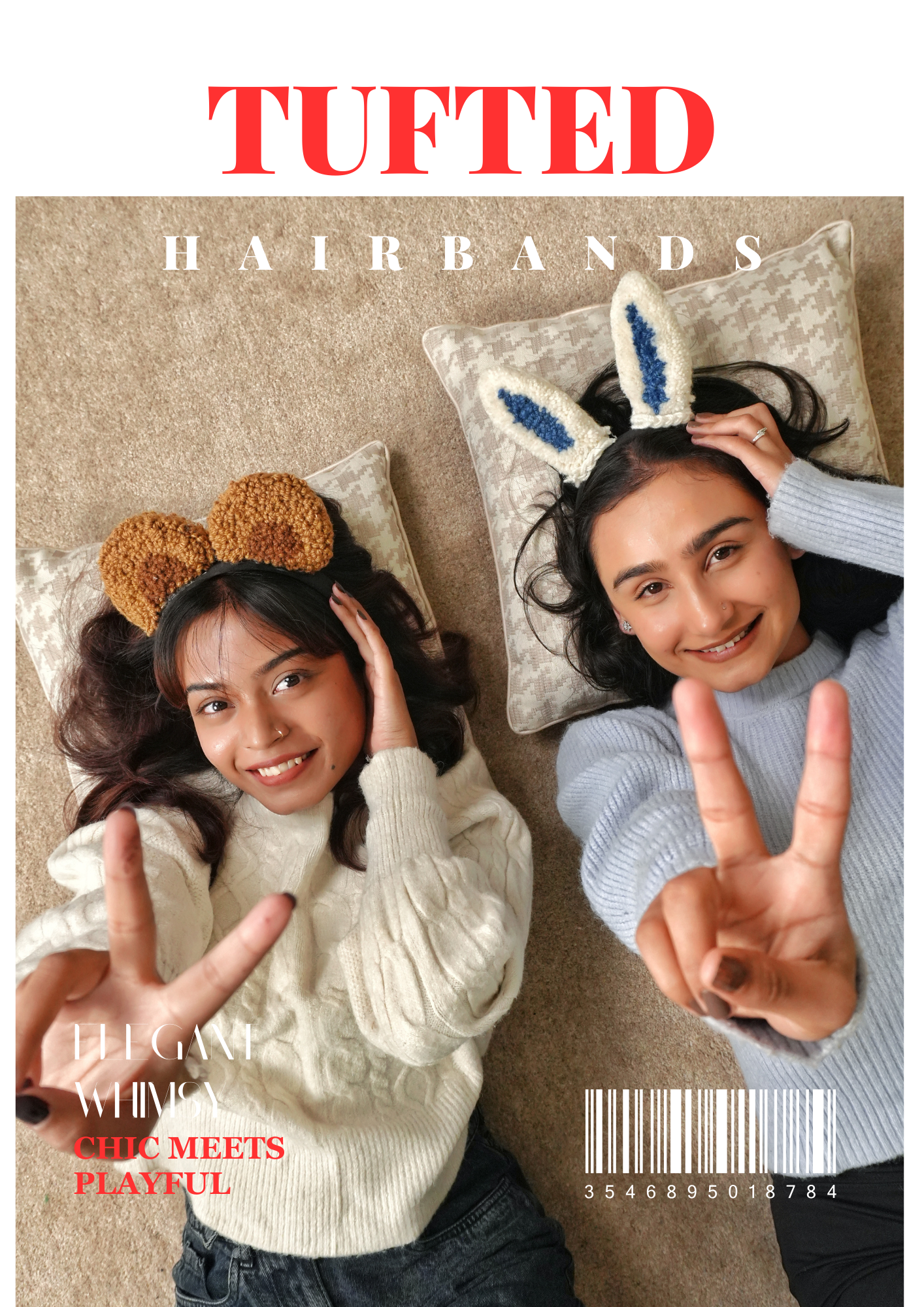 Bunny Bear Band & Bow Set