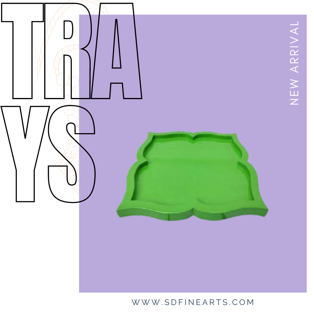 Green Designer Tray