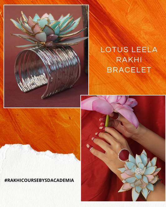 Lotus Leela Rakhi Set - DIY Kit