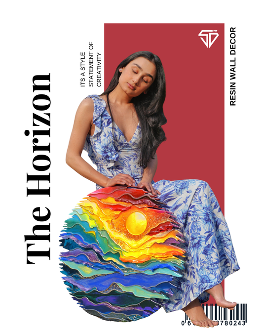 The Horizon: Resin Wall Decor