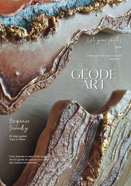 Sea Stone Resin Geode