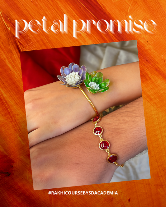 Petal Promise Rakhi Set - DIY Kit