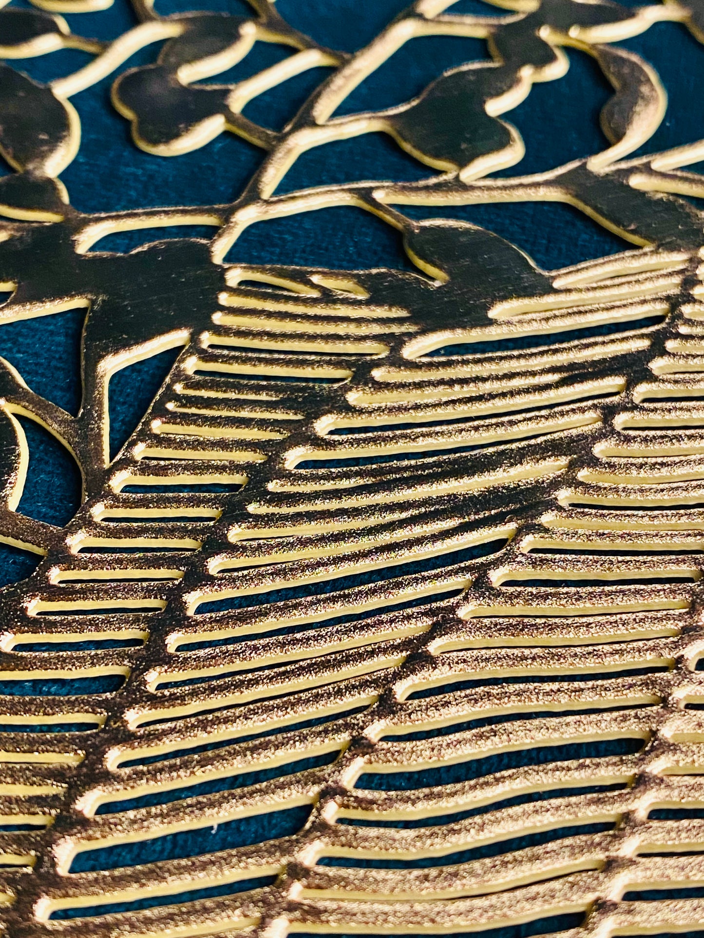 Golden Mat for Thali