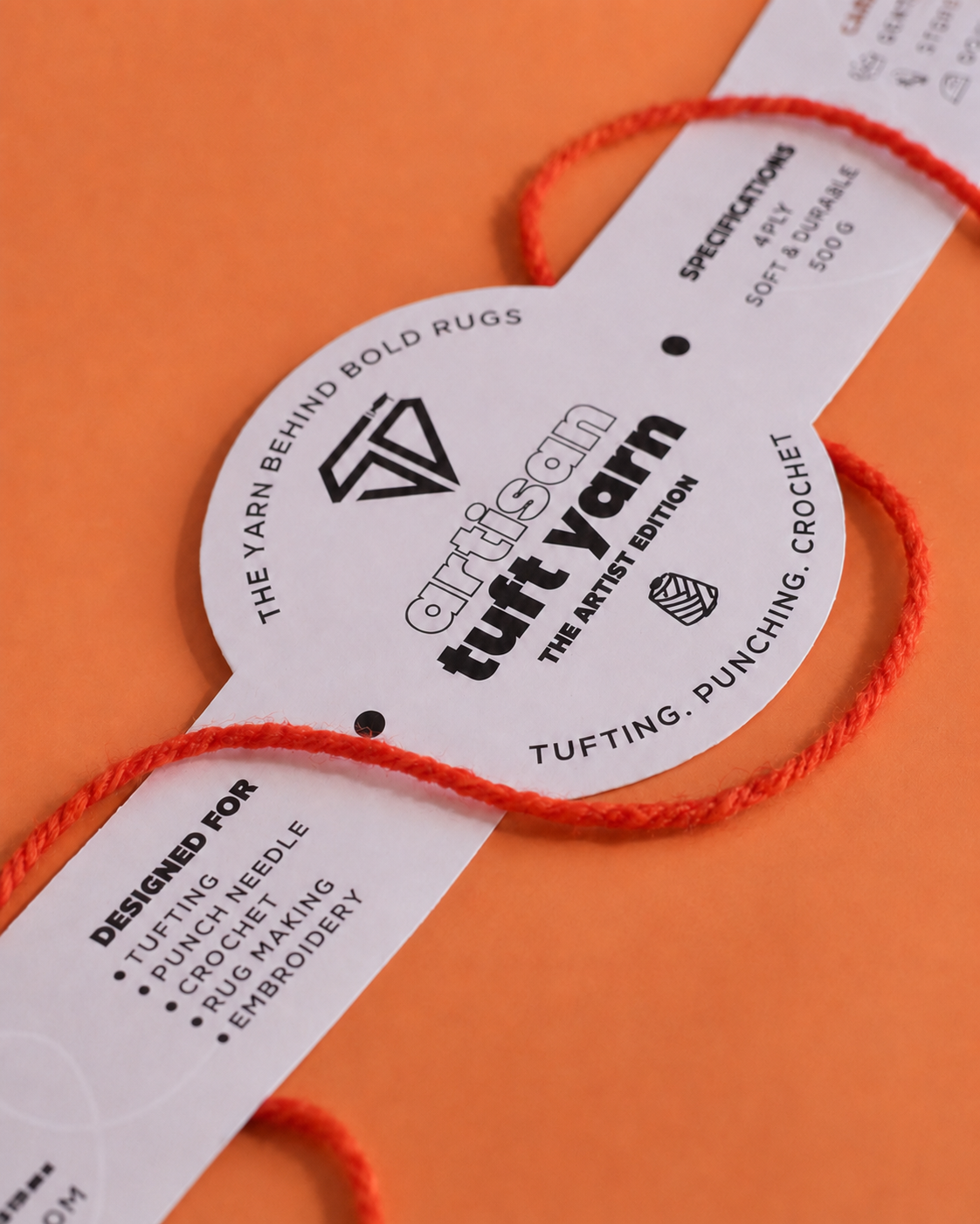 Sunset Orange – 4 Ply Yarn