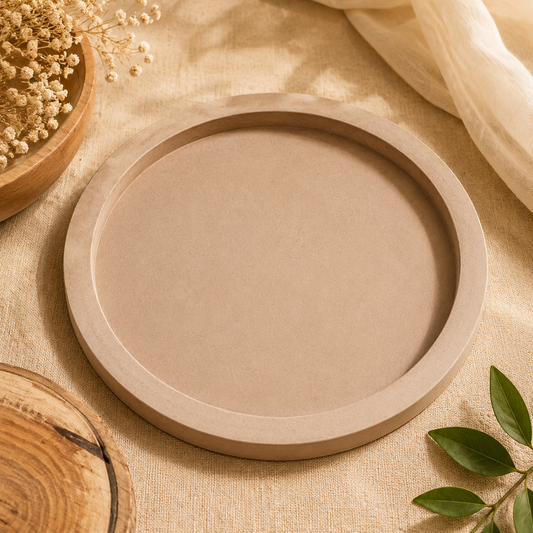 Round Mdf Tray - 12 inch