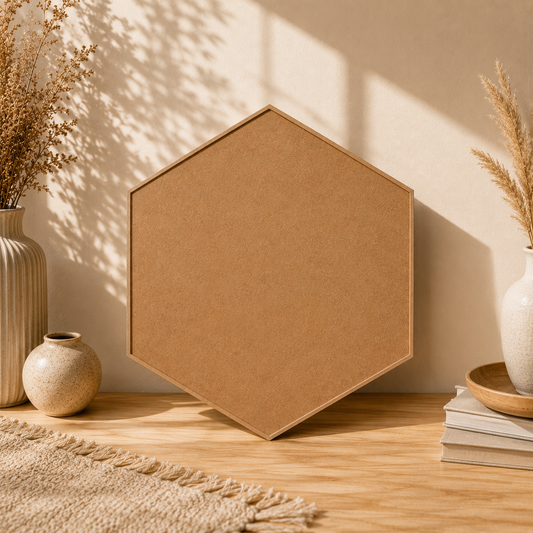 Hexagon MDF Table w/Border
