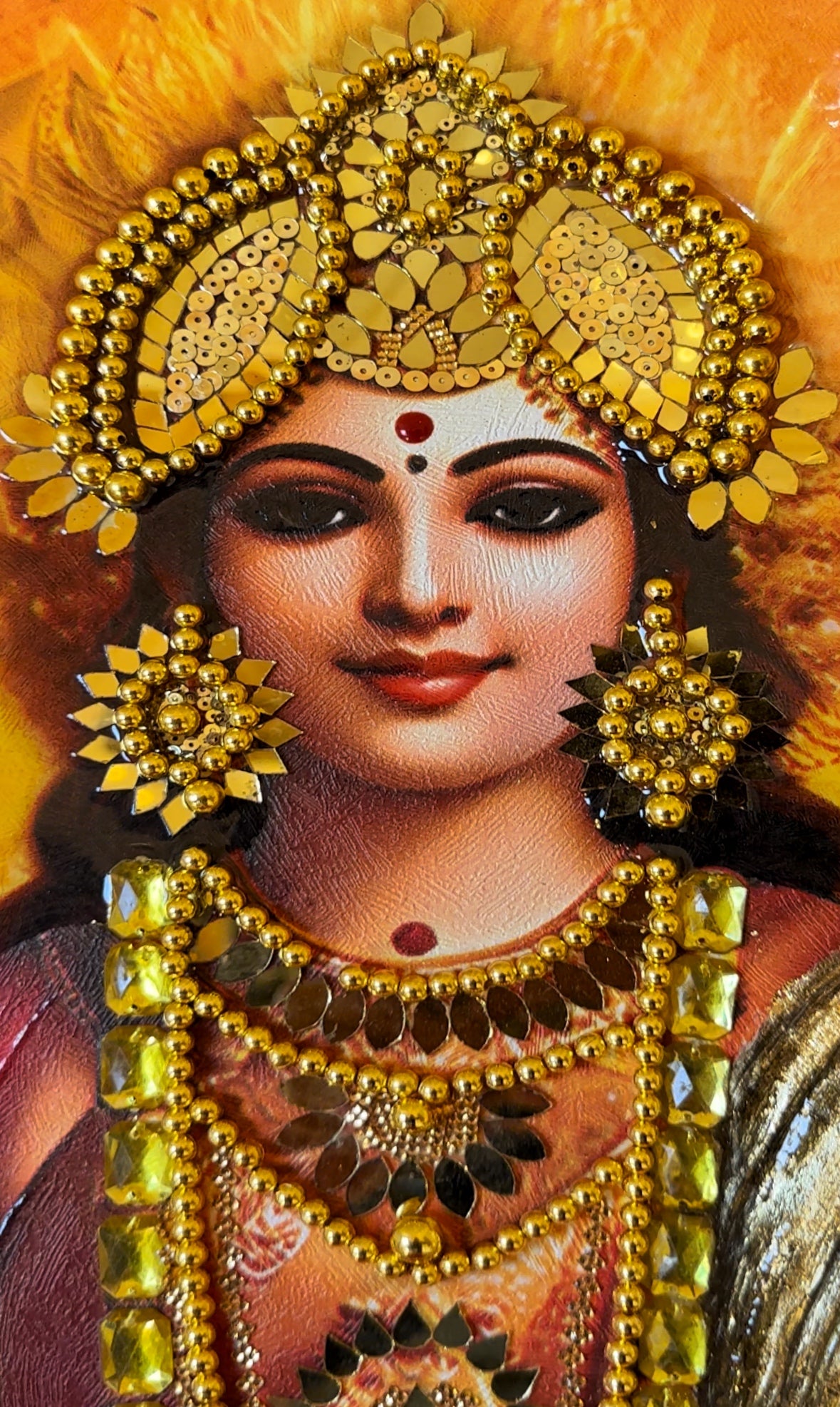 DIY LAXMI MAA MIX MEDIA CANVAS KIT