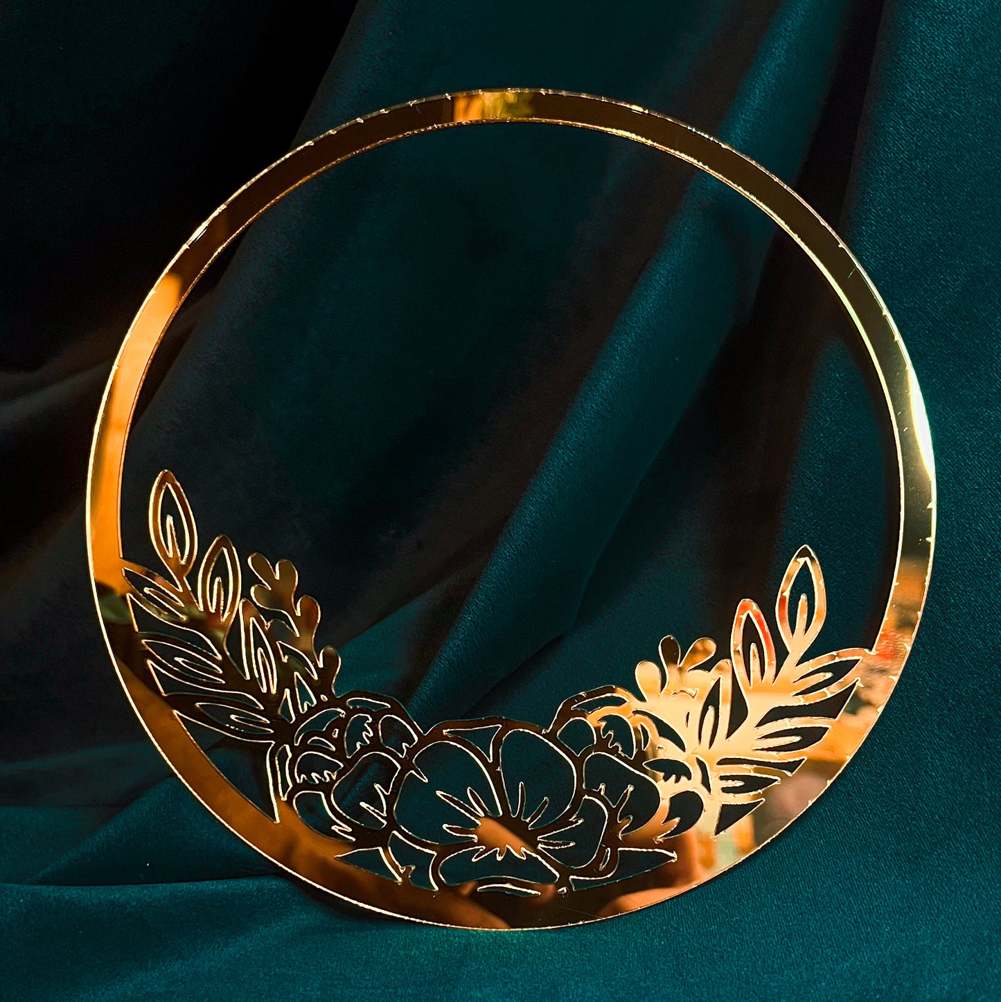 Acrylic flower ring 1