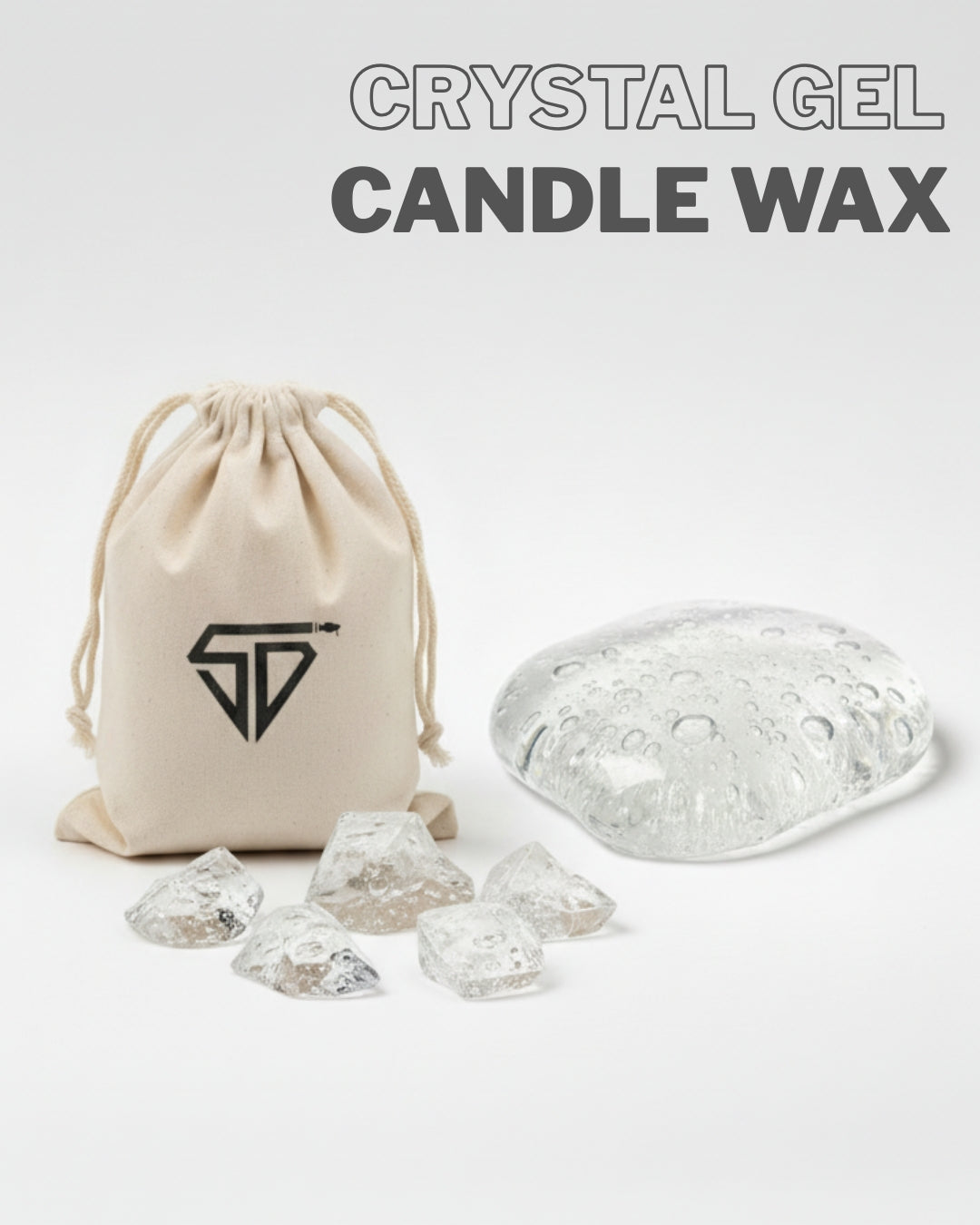 Crystal Gel Candle Wax- 1kg