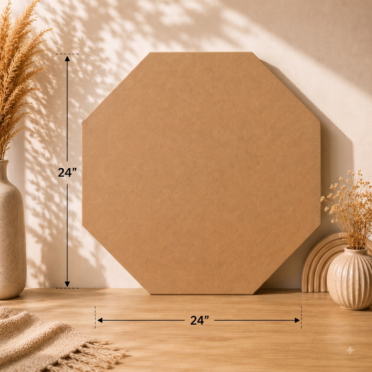 Octagon MDF Table