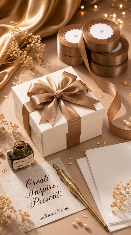 1 Inch Copper Satin Ribbon (25 Yards) | Premium Craft & Wrapping Ribbon