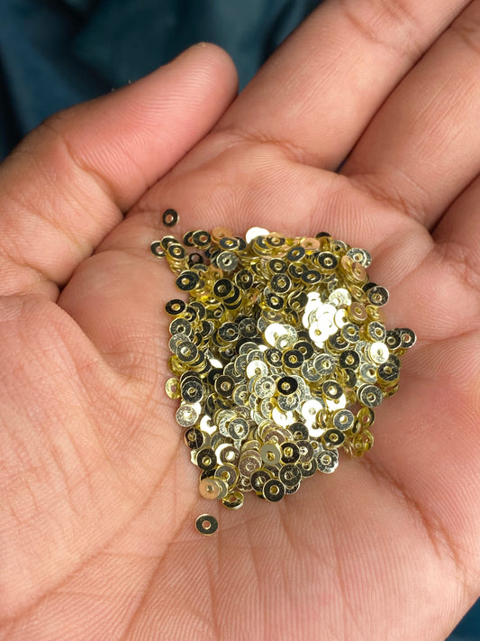 Gold Sequins (100gm)