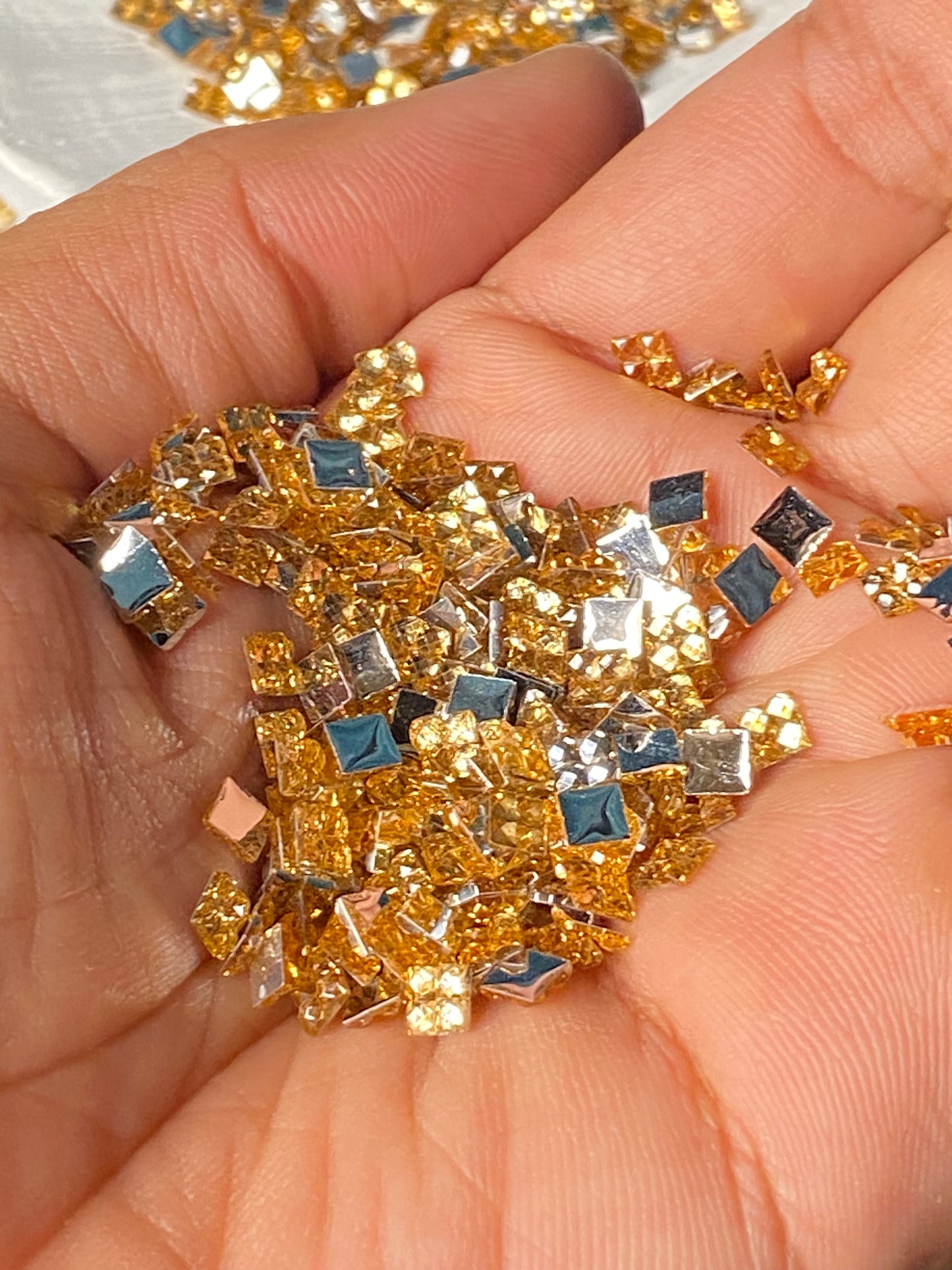 Square Beads- (Pack of 5)