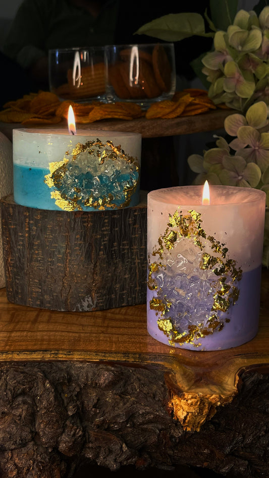 Crystal Core Candle- DIY Kit