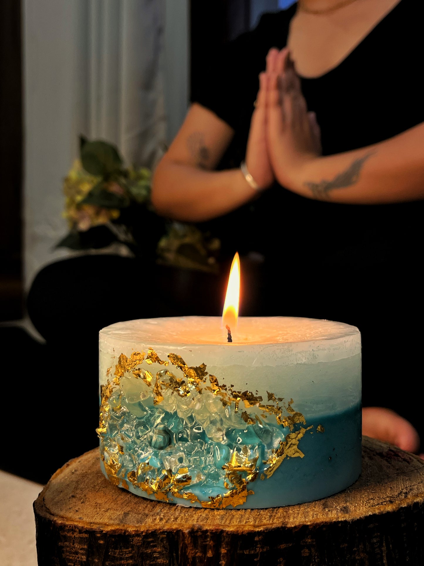 Crystal Core Candle- DIY Kit