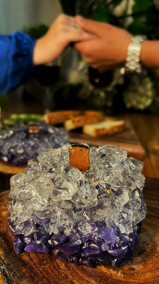 Plum Prism Candle- DIY Kit