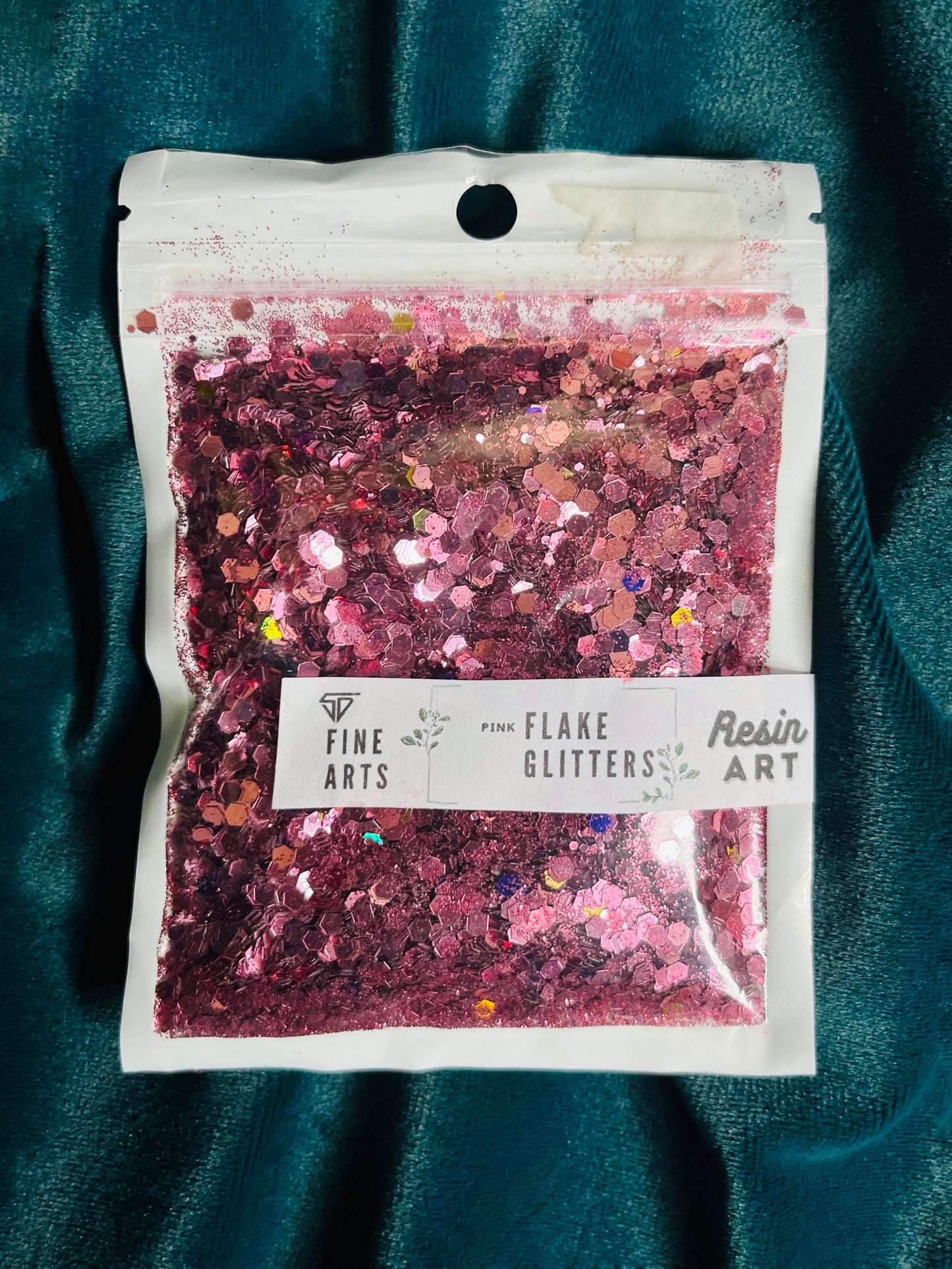 Pink Flake Glitter (25 Grams)
