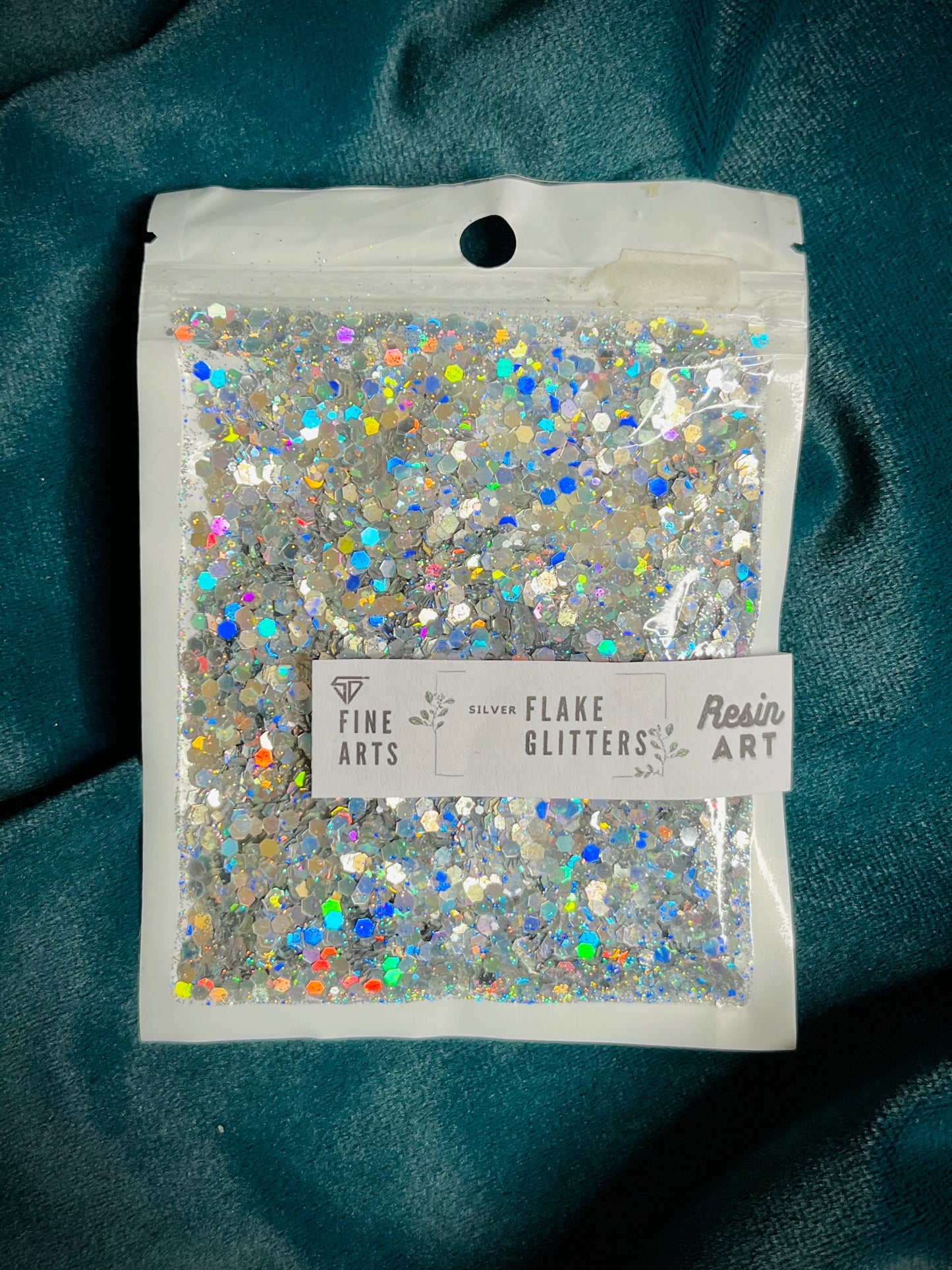 Silver Flake Glitters (25 Grams)