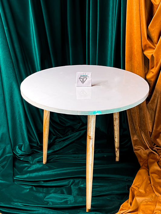 White Acrylic Table + 2:1 Resin Hardner- 300gm