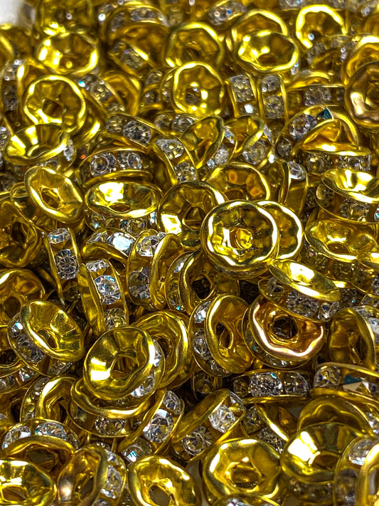 Golden Ring Beads - 20 Grams