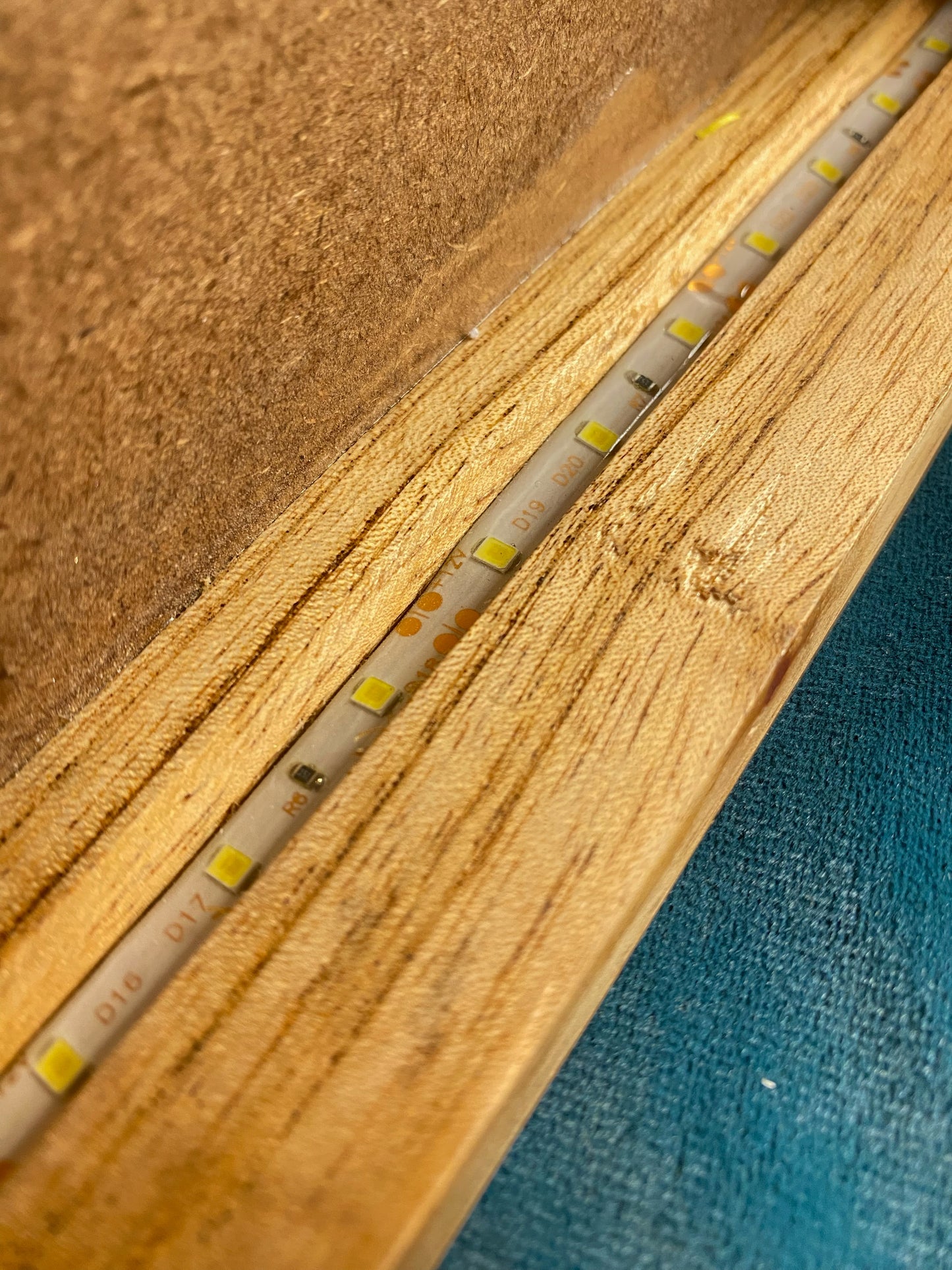 Wooden LED Nameplate Set of 5