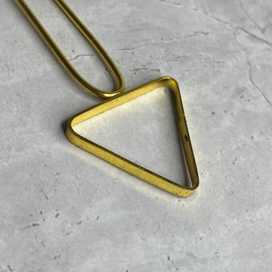 Triangle Gold Hairpin