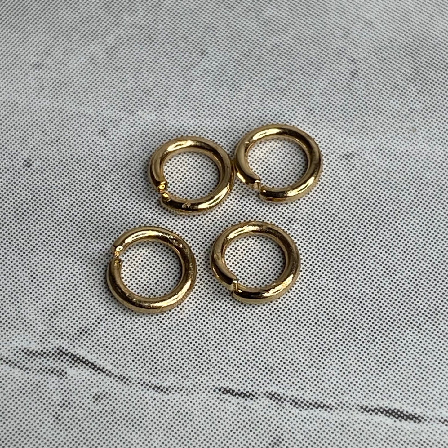 Jump Rings- Golden (50 Pieces)