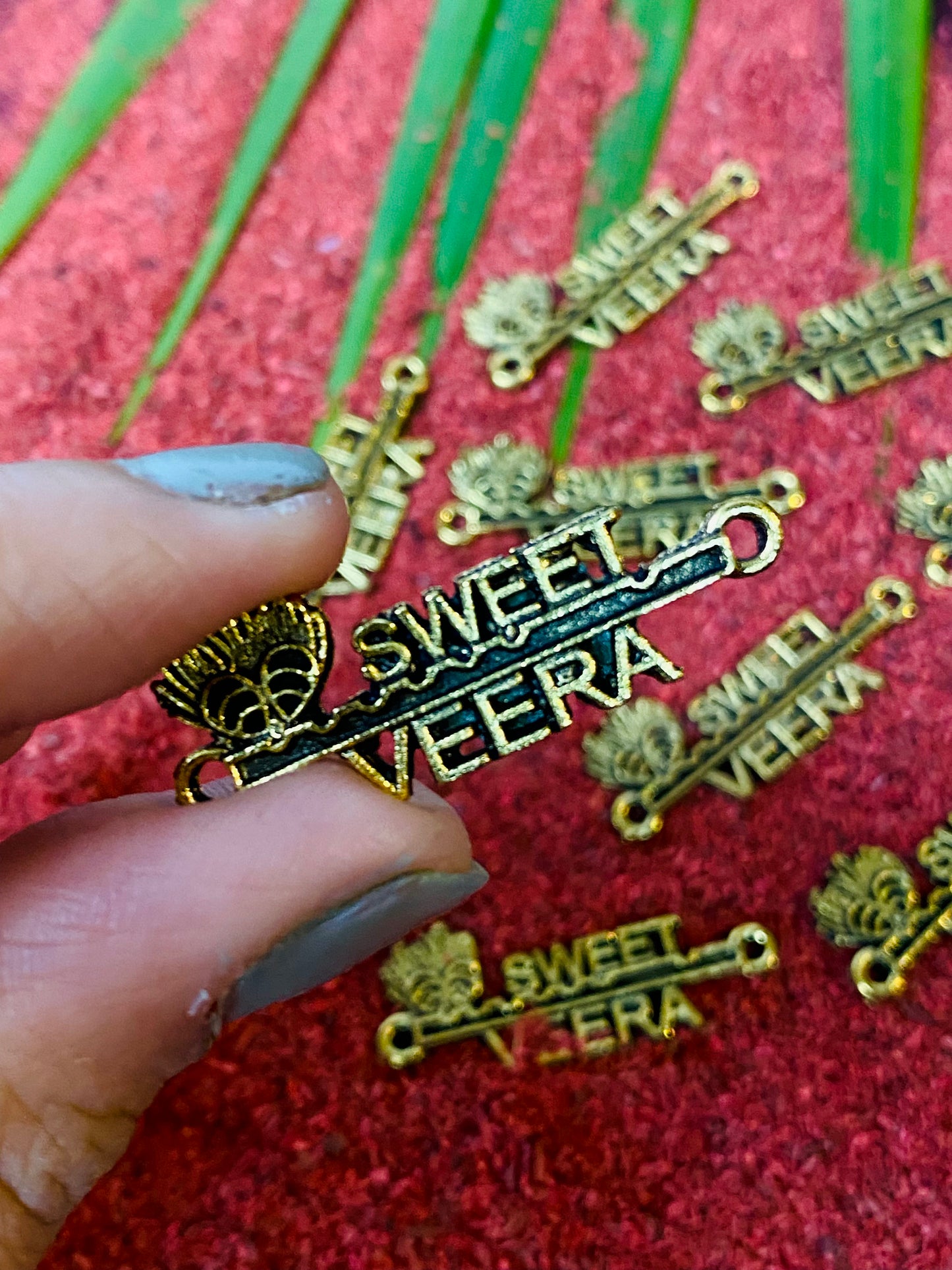Sweet Veera Metal Charm Set of 5