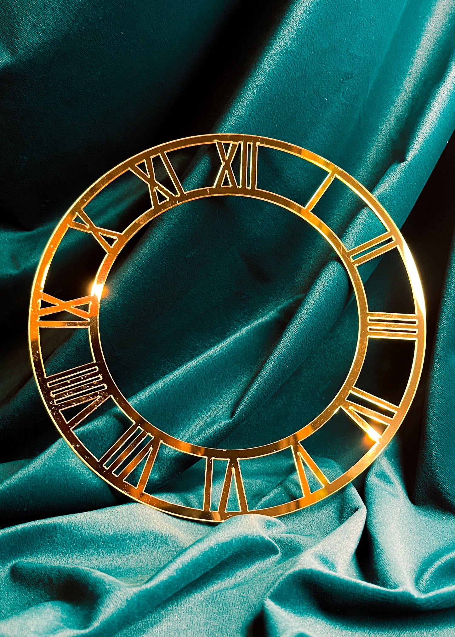 Numbers Clock Ring Acrylic Cut Out
