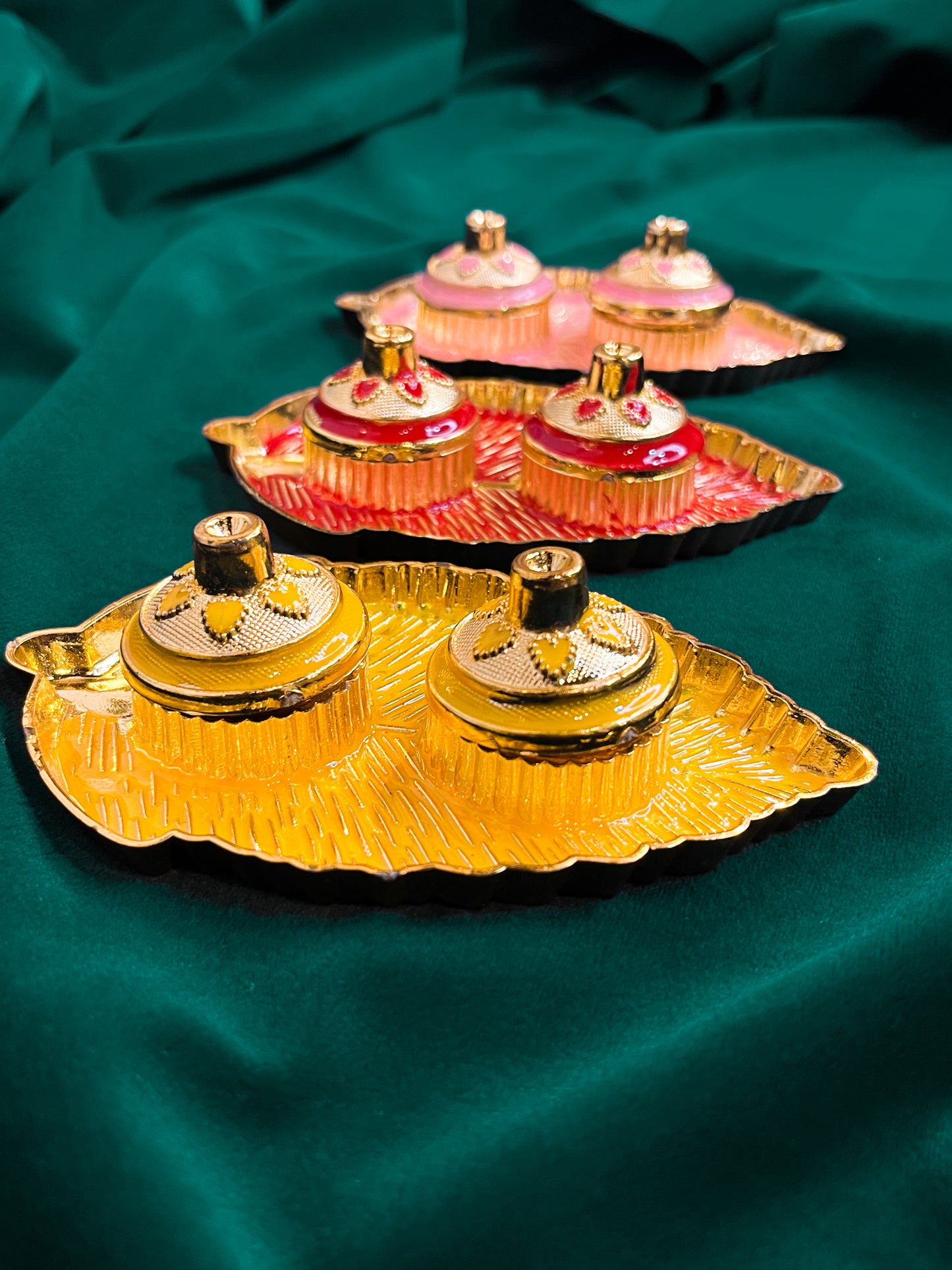 Leaf Vati/Katori Set (Set of 2)