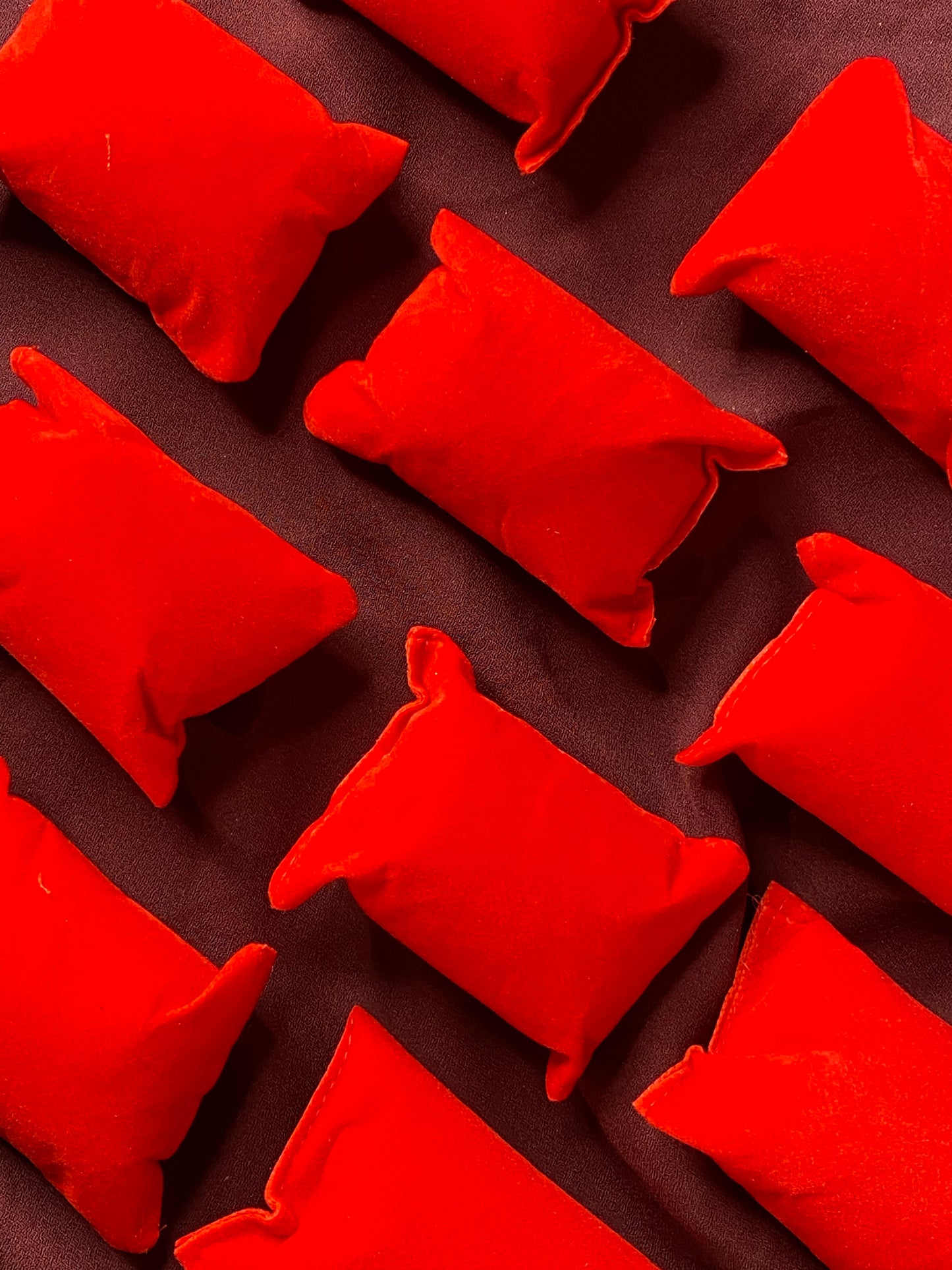 Red Cushion for Jewelry Packaging