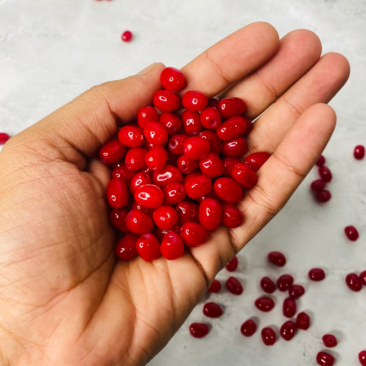 Wine Beads- 120 Grams