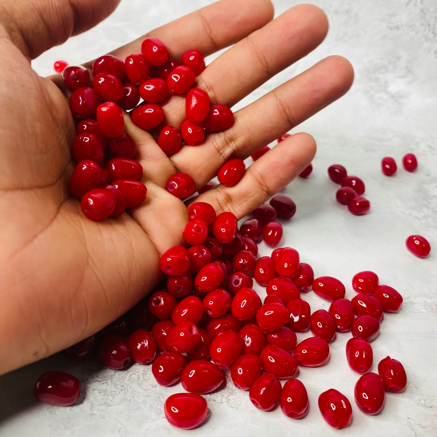 Wine Beads- 120 Grams