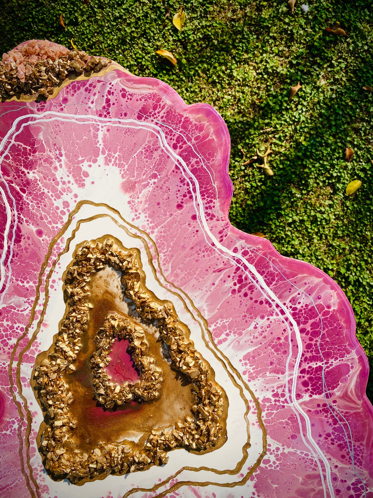 PURPLE GEODE DIY TABLE KIT