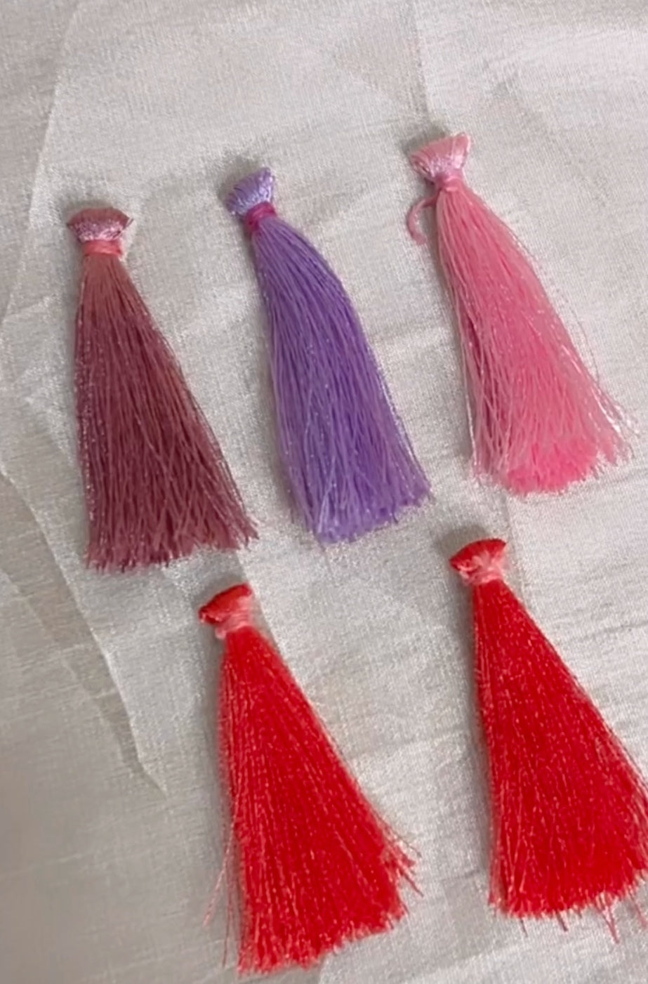 Multi-Colors Tassels - Set Of 5