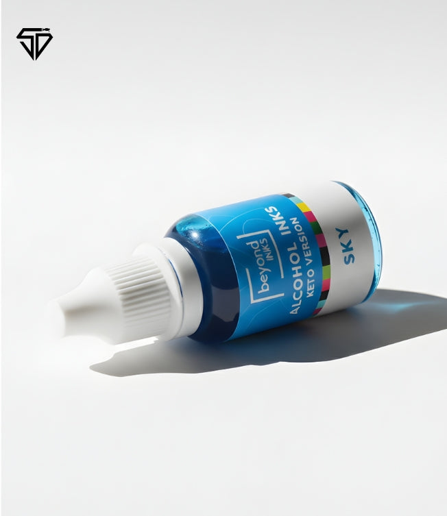 Sky Alcohol Ink - 20ml | Vibrant Liquid Ink for Resin & Fluid Art