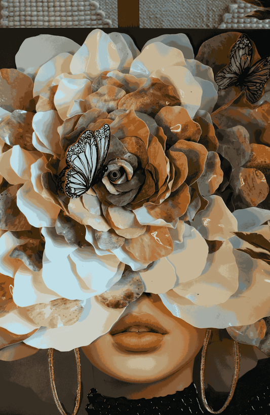 Flower Girl Canvas (24 * 36 Inches)
