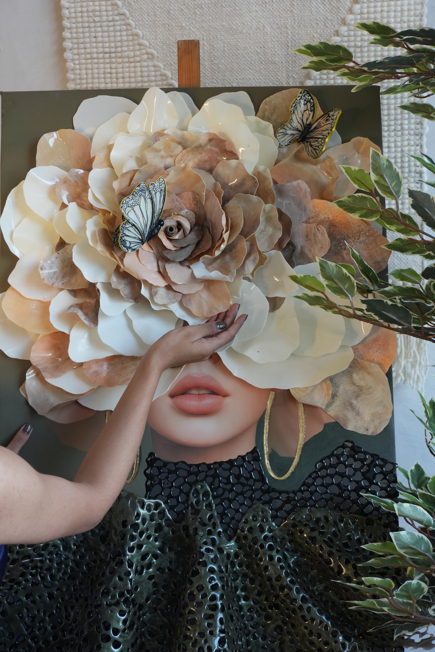 Flower Girl Canvas (24 * 36 Inches)