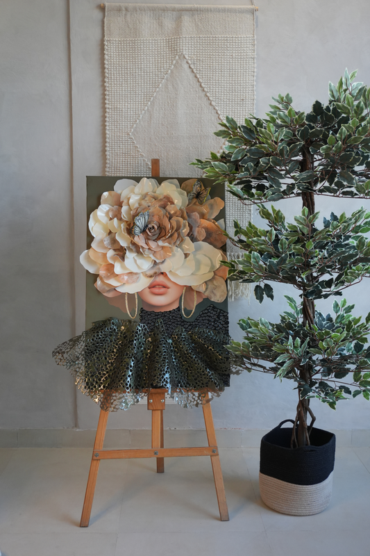 Flower Girl Canvas (24 * 36 Inches)